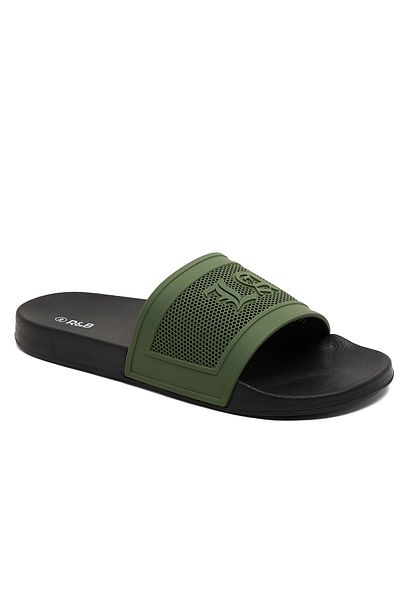 R&B Olive MENS SLIDERS 40-45