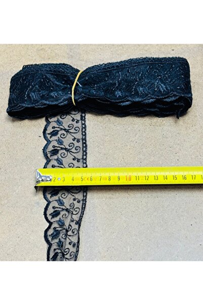 Muensu Ghipură din tul negru, tulband, fisto, dantelă, ghipură pentru articole de masă