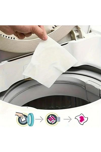 Choice 50pcs 50Color Dye-Resistant Cloth for Laundry，No Chemical Composition，Mixed Laundry Anti-Penetration