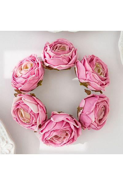 Choice 10PCS color4 Artificial Flower Burned Edge Rose Wedding Bridal Bouquet Decor Home Outdoor Garden Fes