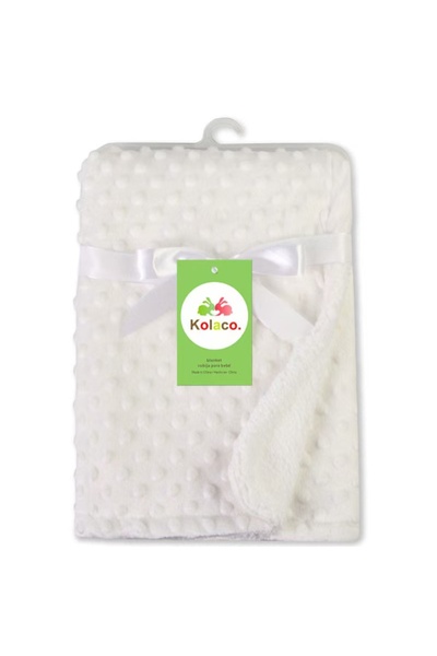 Choice طقم فراش شتوي سادة من YE-MT-WHITE لبطانية الأطفال حديثي الولادة الحرار...