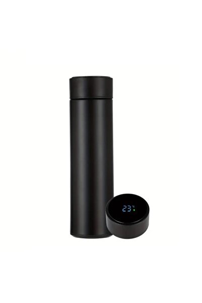 wei inox Termos, afisaj LED, indicator temperatura, inox, negru, 500 ml