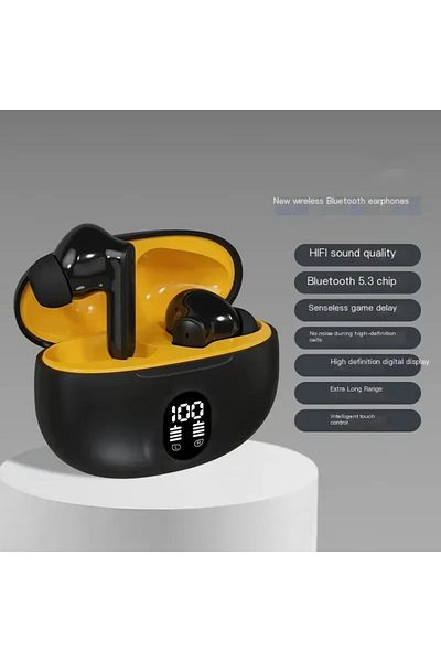 Choice black 895B TWS Wireless Headphones Earphone Bluetooth-compatible 5.3 Waterproof Headset with Mic for
