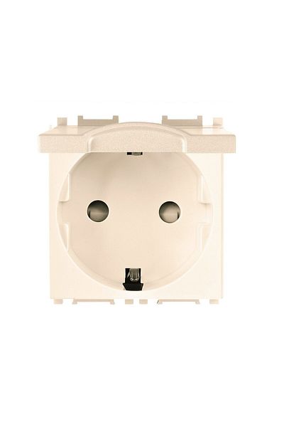 PANASONIC PRIZA SCHUKO CU CAPAC MODULAR BEJ 2M