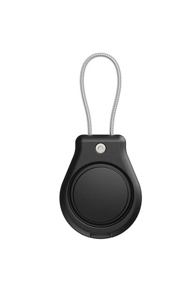 Choice black Waterproof Cover for Apple AirTag Keychain Holder with Wire Cable Anti-Lost Tracker Accessorie