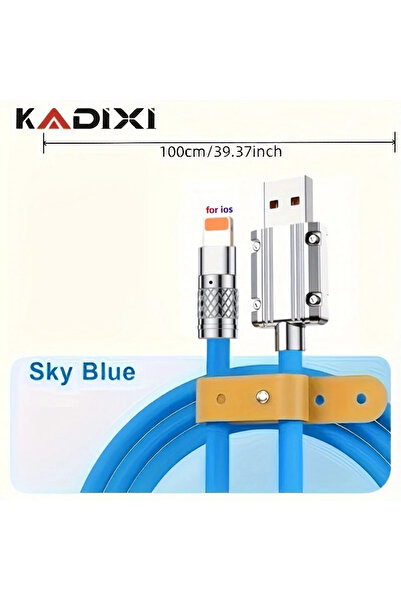 Choice كابل USB أزرق 20 وات شحن سريع لأجهزة iPhone 14 11 12 13 Pro Max Mini X...