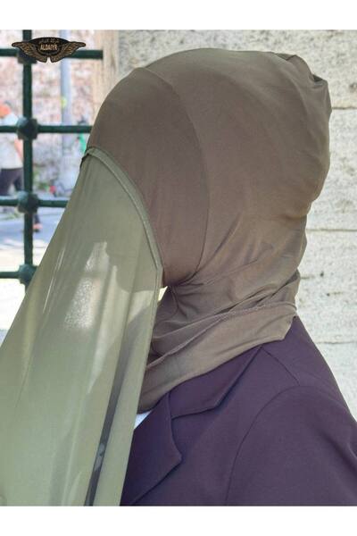 ALADİYAR Ninja Bon Shawl (Chiffon)