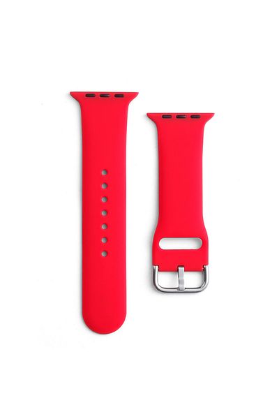 Hurtel Silicone strap for Apple Watch 2-9/SE 38/40/41mm, red APS silicone strap