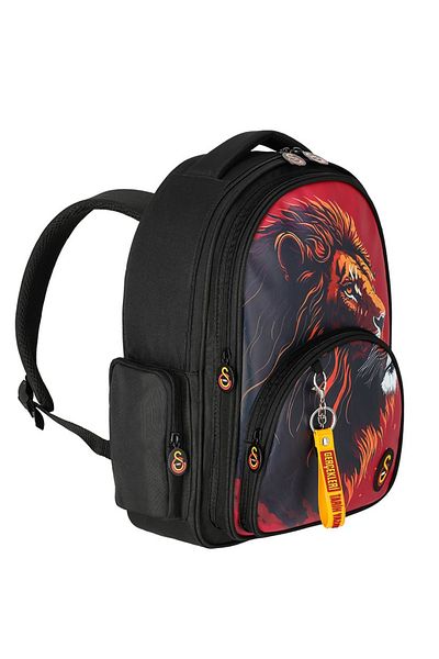 Galatasaray Galtasaray Kids Printed Licensed Multicompartment Zippered School Backpack