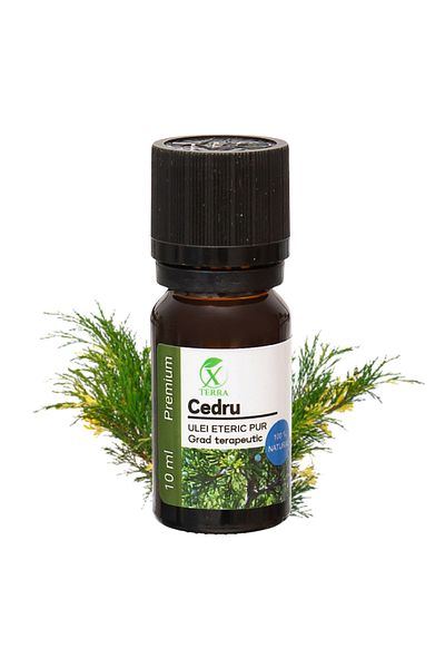 XTERRA | ULEI ETERIC DE CEDRU VIRGINIAN | ULEI ESENȚIAL 100% ȘI PUR PENTRU AROMATERAPIE