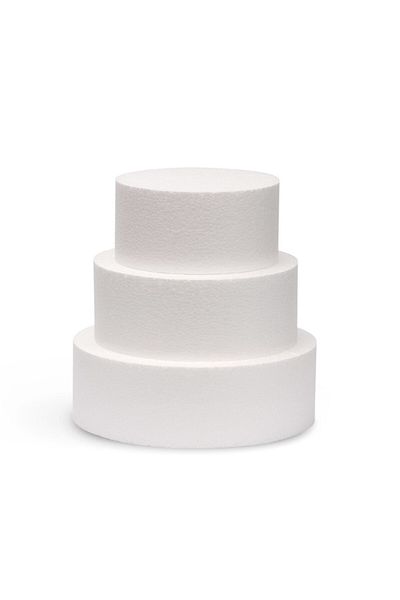 BLA BLA FOAM 3-tier cake model set 33, 26, 19 cm round, with fixing support