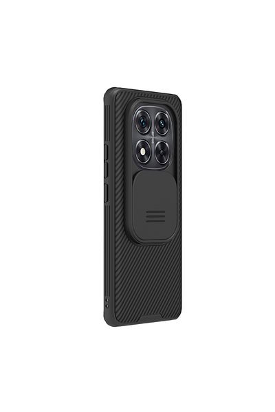 Nillkin غلاف هاتف أسود من البولي كربونات والبولي يوريثين الحراري لهاتف Note 14 Pro Plus لهاتف Xiaomi Redmi Note 14 Pro+ / Note 14 Pro P