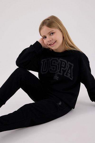U.S. Polo Assn. Комплект от 2 части за момичета с лиценз