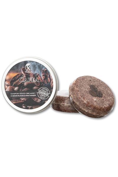 XTERRA | COFFEE | SOLID SHAMPOO WITH SHEA BUTTER AND 100% PURE ESSENTIAL OILS | 60 GR