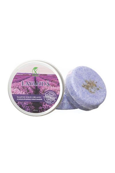 XTERRA | LAVENDER | SOLID SHAMPOO WITH SHEA BUTTER AND 100% PURE ESSENTIAL OILS | 60 GR
