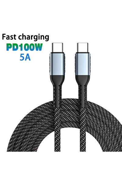 Choice كابل بيانات USB Type C PD بطول 1 متر 100 واط 100 واط/240 واط بطول 1/2 ...