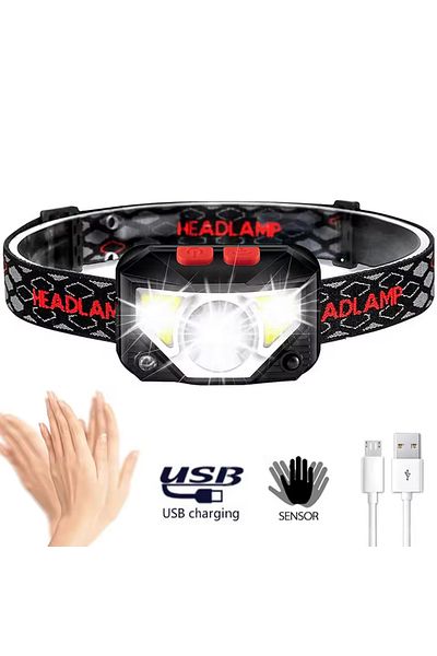 Choice TD966 Rechargeable Led Headlamp Cool Camping Gear Fishing Cap Light Long Lasting Rechargeable Lamps