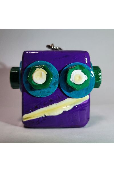 STE Pocket Robot” – Handmade Robot Keychain (5 X 4 X 2 cm)