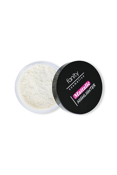 fanity Mattalic Highlighter, a shimmering face and body highlighter, intense glitter, a radiant touch