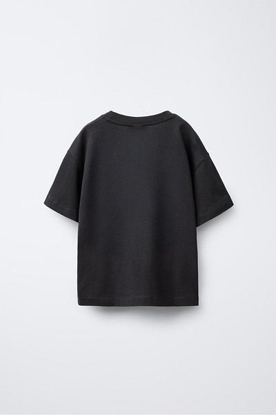 The Champ Clothing Детска черна тениска с щампа "Ягодови полета", 100% памук, удобна кройка, къс ръкав