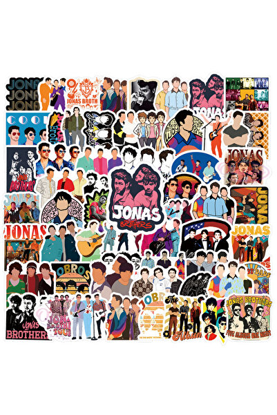 Choice ملصقات متعددة الألوان من Jonas Brothers، 65 قطعة، ملصقات DIY، سكرابوكي...