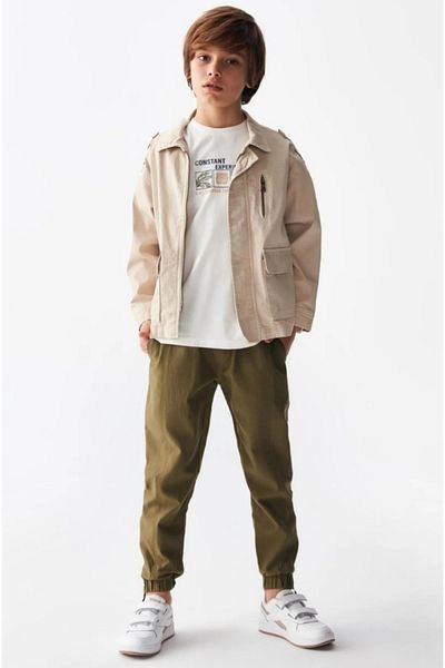 nk kids NK KİDS 46703 ΑΝΔΡΙΚΟ ΠΑΙΔΙΚΟ ΜΠΟΥΤΣΟ CAMEL