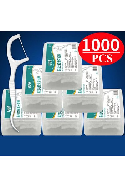 Choice 20 Box 1000PCS 1000/500PCS Portable Disposable Dental Floss Plastic Toothpick High-tension Dental F