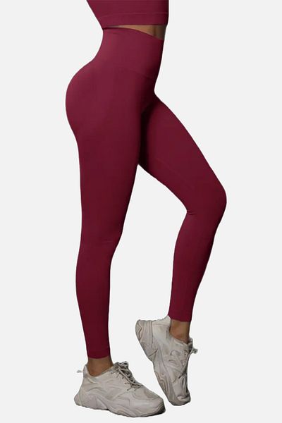 Fizion Ruby compression shaping sports pants, Red