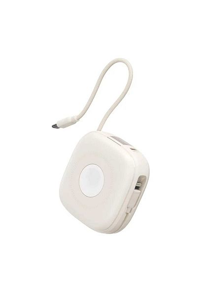 Veger 10000mAh Wireless Power Bank with 20W Charging, MagSafe Charging, 2 Built-in Cables, and Smart Light Indicator