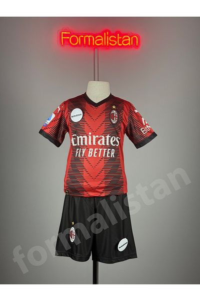 Quaxram MILAN NAMELESS SET DE 4 TRIUC DE FOTBAL PENTRU COPIL