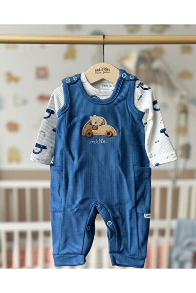 Baby-Kid Store Erkek Bebek 3'Lü Tulum Set Premium Kalite