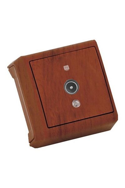 Viko by Panasonic TV Final Socket Vera Mahogany by Viko