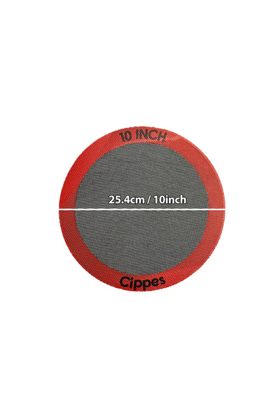 Choice 1 قطعة - 10 بوصة 1 / 3 قطع حصيرة خبز مستديرة مثقبة من السيليكون، أوراق...