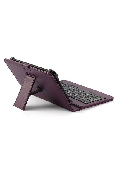 MRG Husa Tableta 7 Inch Cu Tastatura Micro Usb Model X, Mov