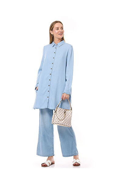 R&B Light Blue DENIM TUNIC 10-18