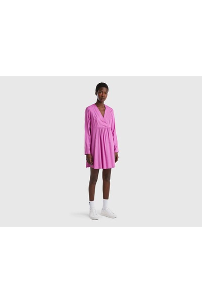 United Colors of Benetton Short Women's Viscose Dress