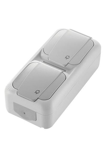 Viko by Panasonic Double Schuko Socket Palmiye
