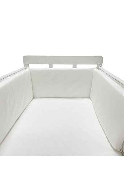 AIBOYING واقي سرير أطفال NO4White سميك مطبوع من القطن لحماية سرير الطفل من قط...