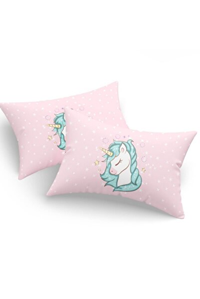 Eponj Home Set 2 fete de pernă 50x70 cm, policoton, Unicorn