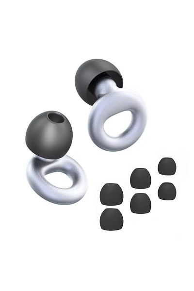 Choice Silver HUAK Quiet Ear Plugs for Noise Reduction for Sleeping Silicone Ear Plugs for Swimming Motorbi