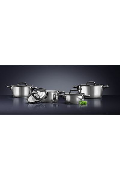 Ambition Stainless steel pot set, 8 pieces, Espero