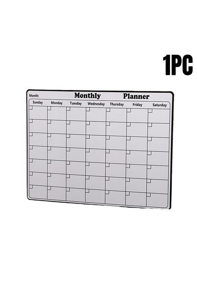 Choice 1PC 1/2Pcs Magnetic Refrigerator Dry Erase Calendar Monthly Planner Whiteboard Record Message Board