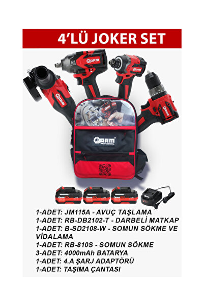 Arm 4'lü Joker Set