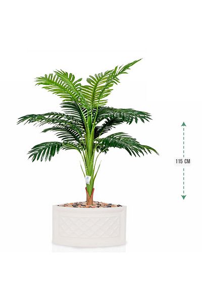 co arma Small palm tree corner plastic pot
