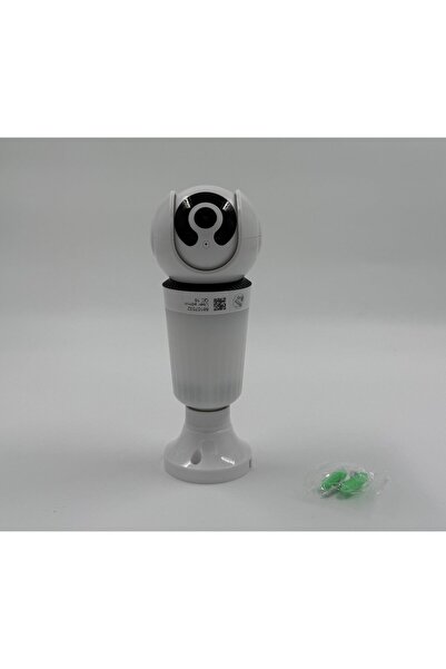 ZanaCasei Smart Surveillance Camera Bulb with E27 Socket, Motion Sensor, Alarm, 1080P