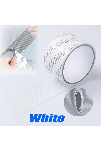Choice 1PCS-White Window Screen Tape Anti-mosquito Screen Repair Subsidy Door Curtain Mosquito Net Hole Pat