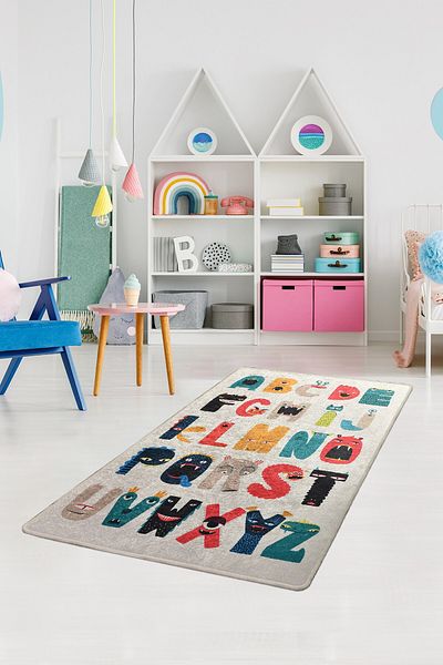Homefesto Children's rug (140 x 190) Monsters polyester