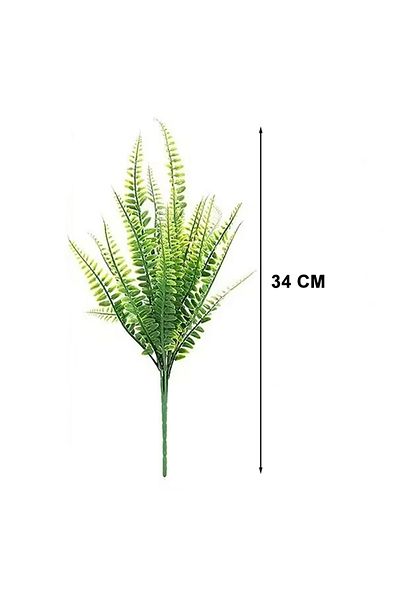 Choice 1PCS Green 1PC Handmade Plants Artificial Ferns Green Leaves Simulated Flowers Outdoor Wedding Offic