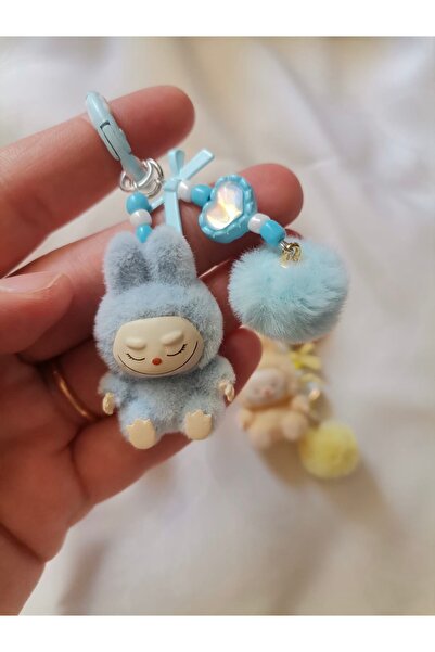 Rosaland0 LABUBU mini anahtarlık 5 farklı renk seçeneği (2.Nesil )