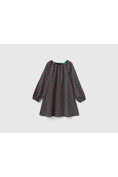 United Colors of Benetton Girls' Fruit-Printed Dress